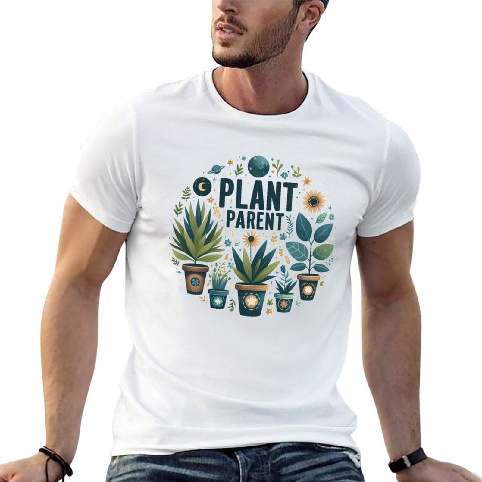 Plant Parent Shirt - Футболка Plant Parent, базовая хлопковая футболка