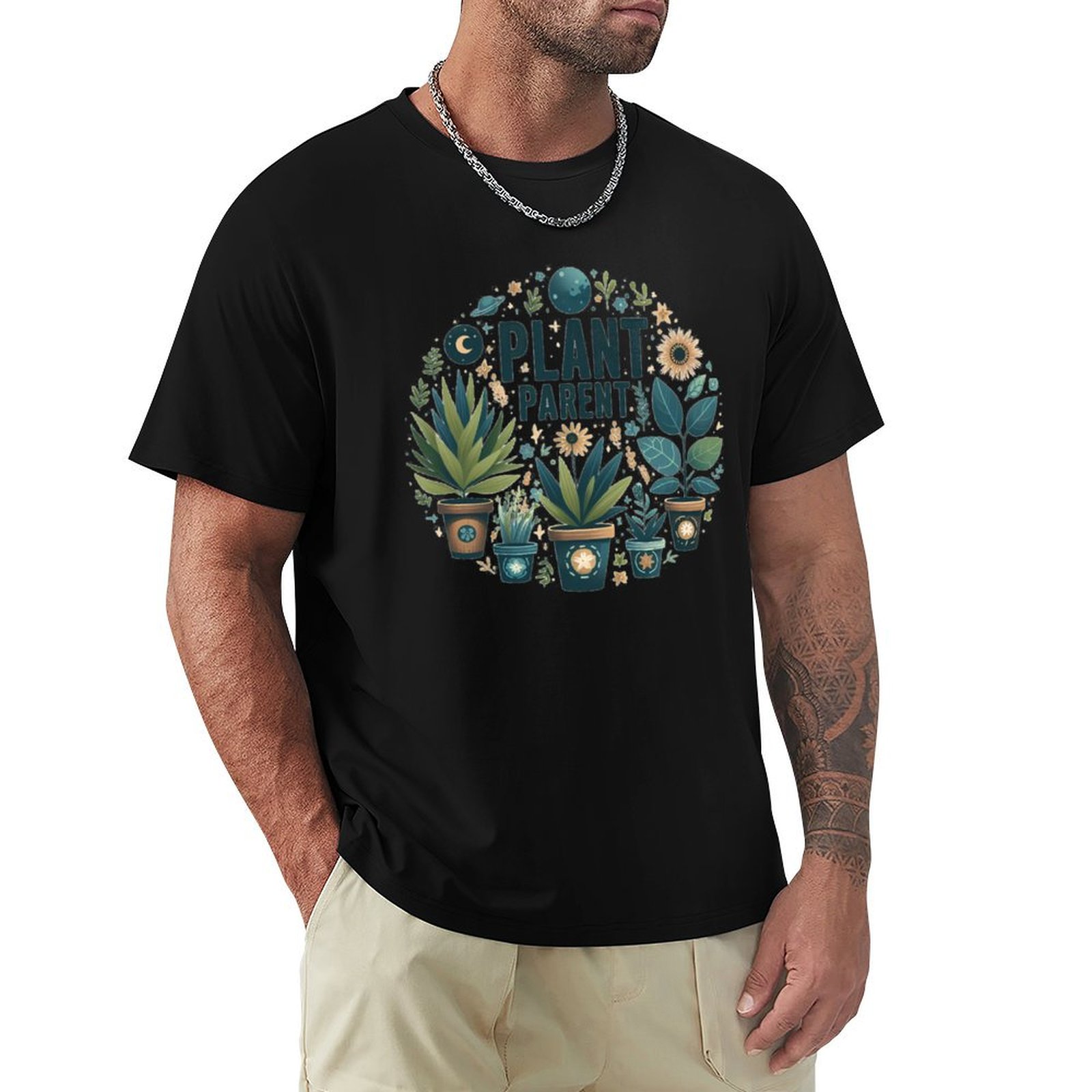 Plant Parent Shirt - Футболка с принтом в стиле арт